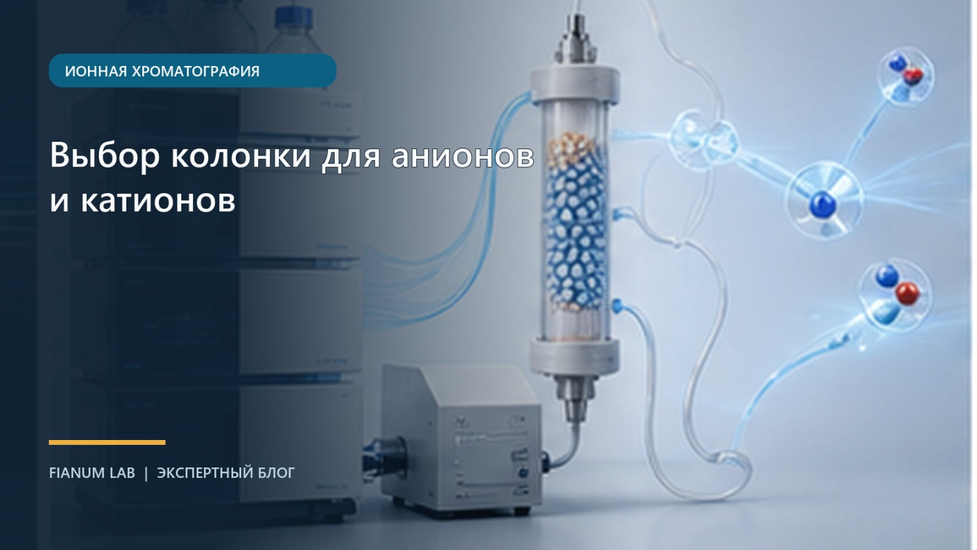 Выбор колонки для анионов и катионов