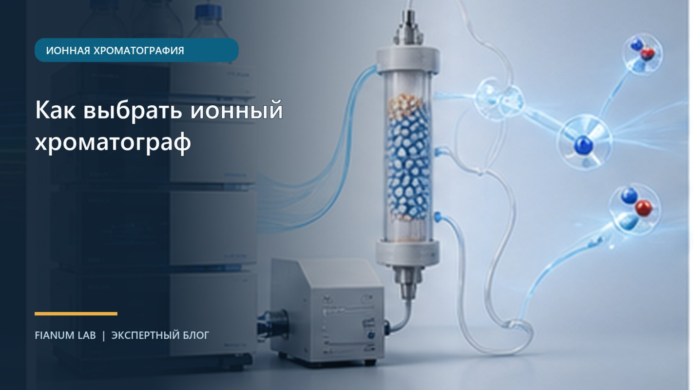 Как выбрать ионный хроматограф