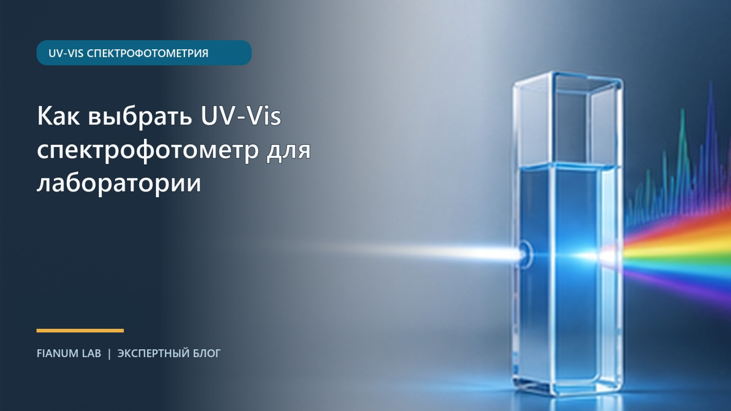 Как выбрать UV‑Vis спектрофотометр для лаборатории