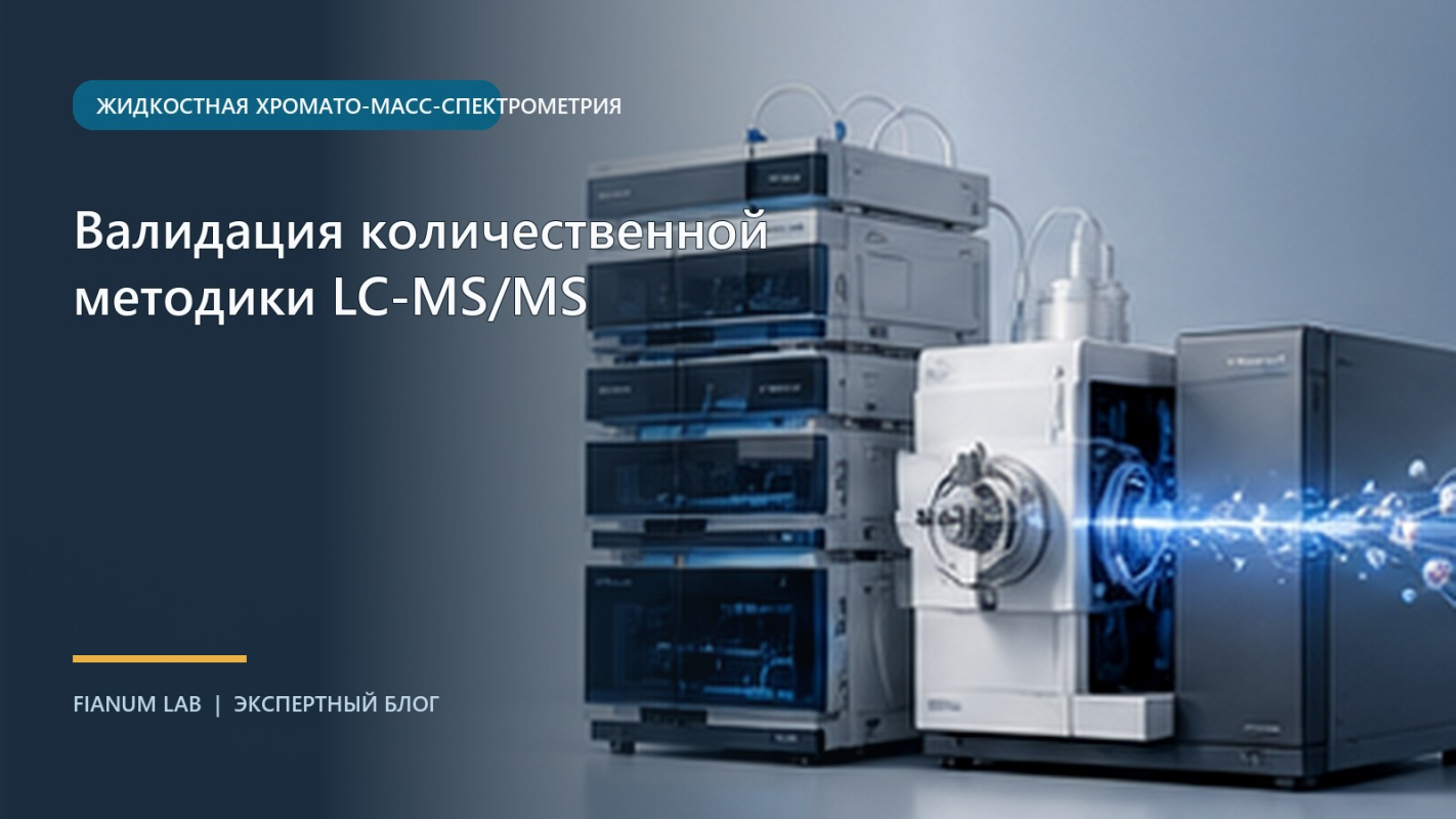 Валидация количественной методики LC‑MS/MS