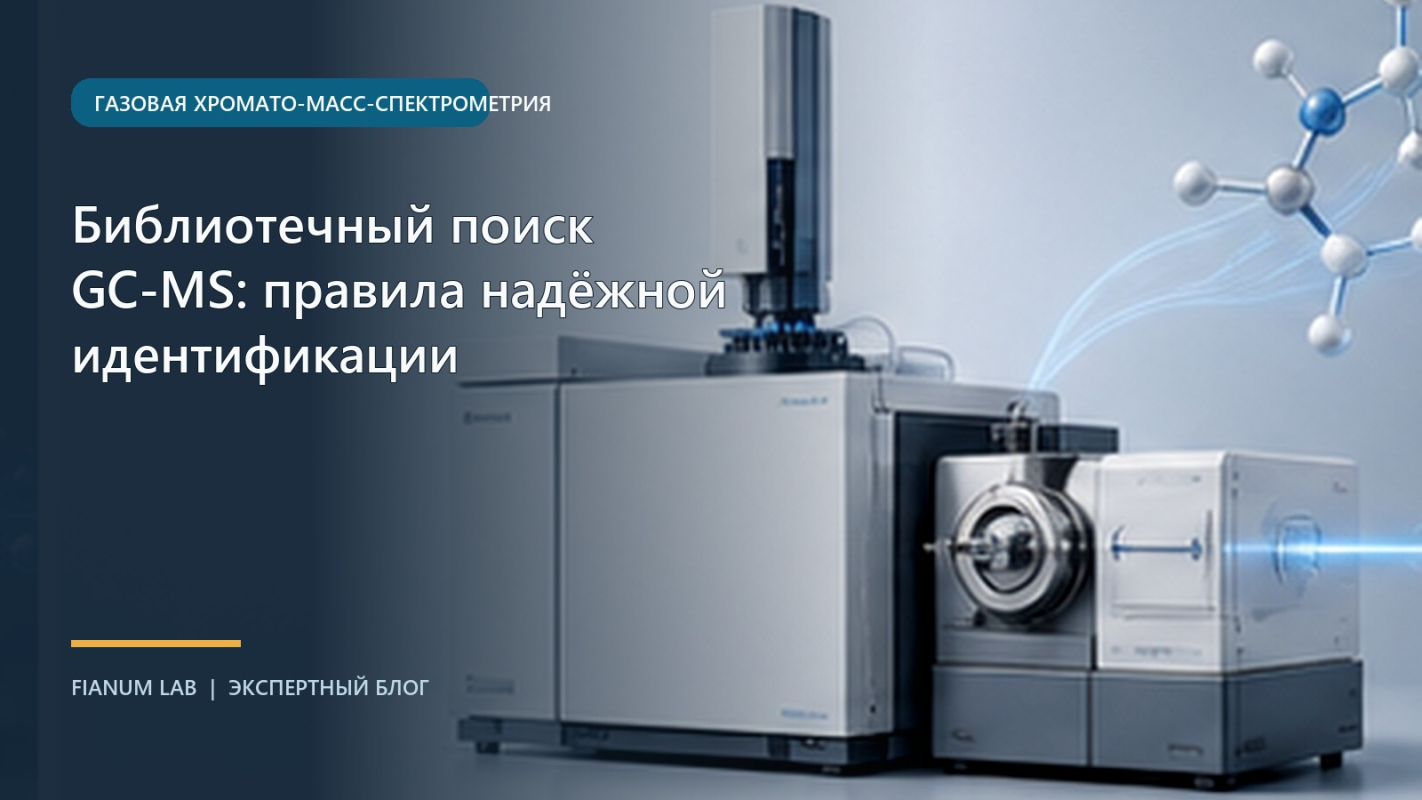 Библиотечный поиск GC‑MS: правила надёжной идентификации