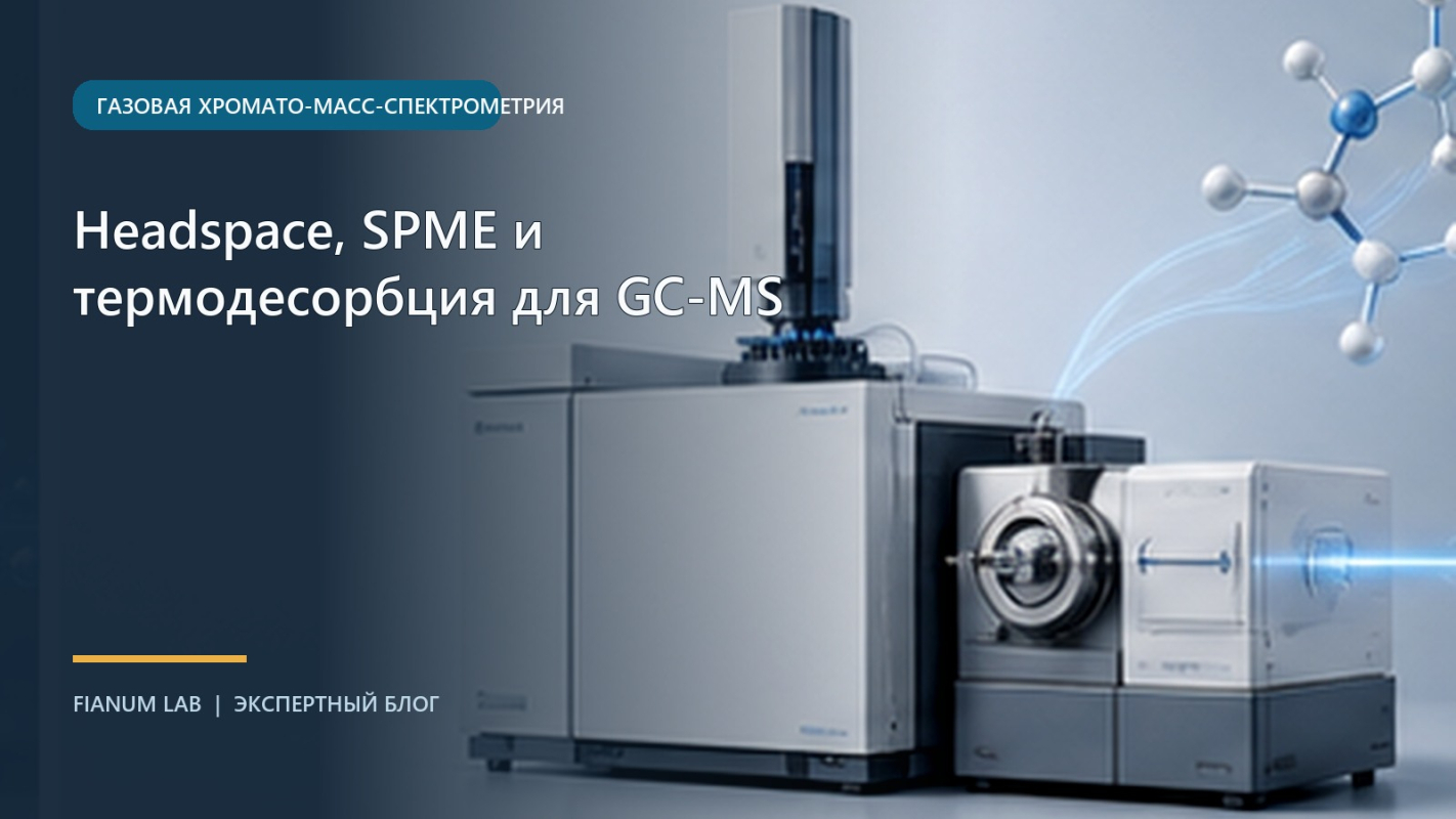 Headspace, SPME и термодесорбция для GC‑MS