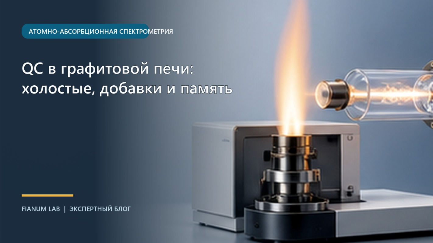 QC в графитовой печи: холостые, добавки и память