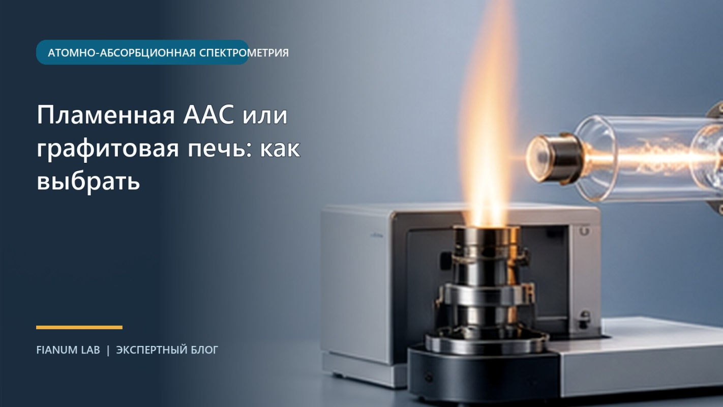 Пламенная ААС или графитовая печь: как выбрать
