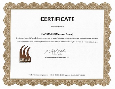 FIANUM-Wildcat-certificate &ndash; 